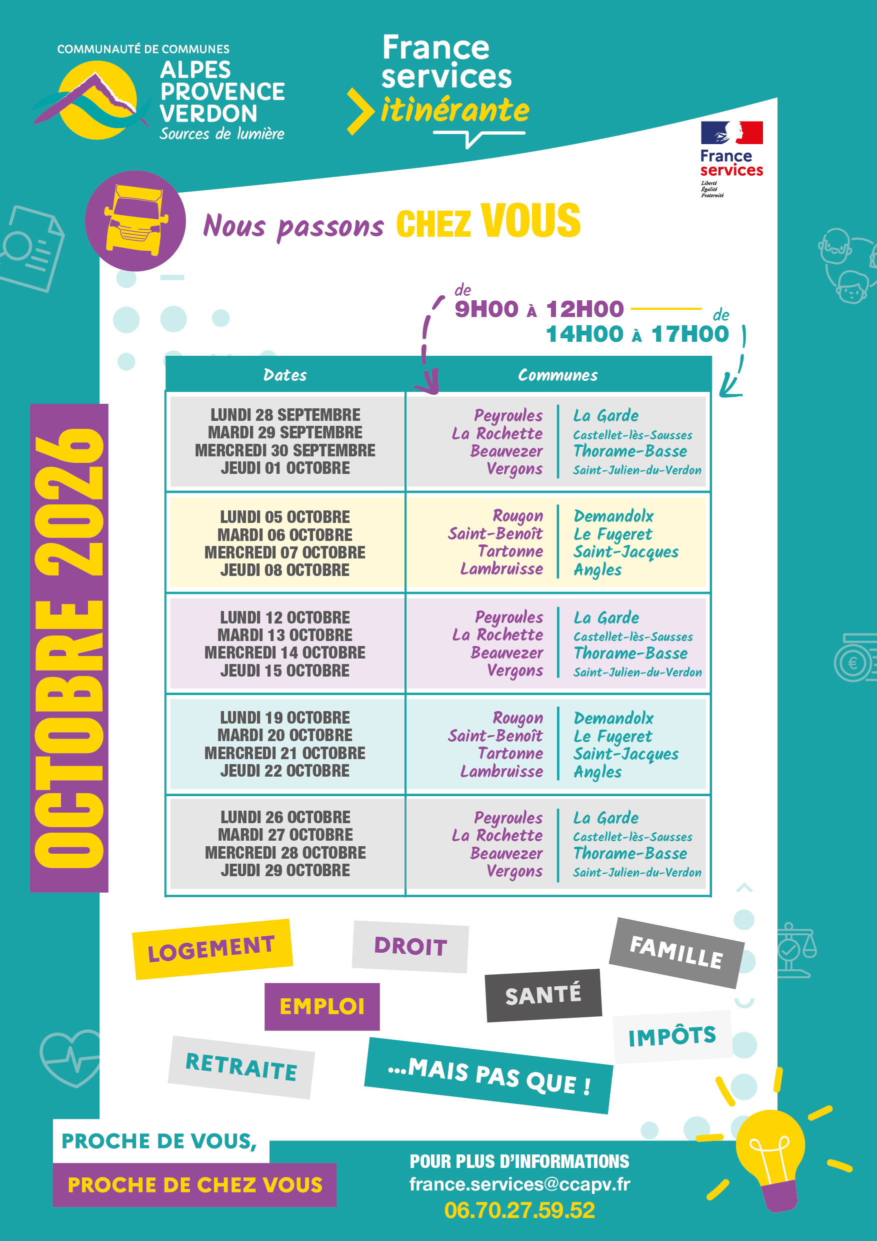 France Services Itinérante Octobre 2026