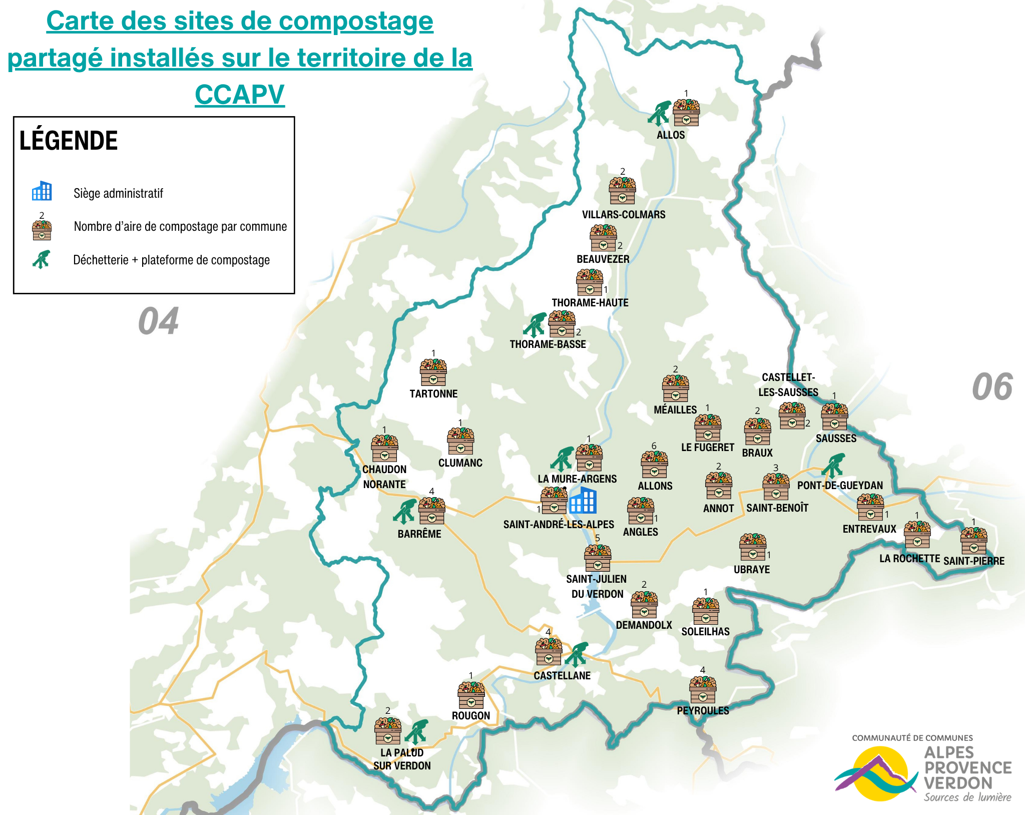 Solution n°2 - Les sites de compostage partagé