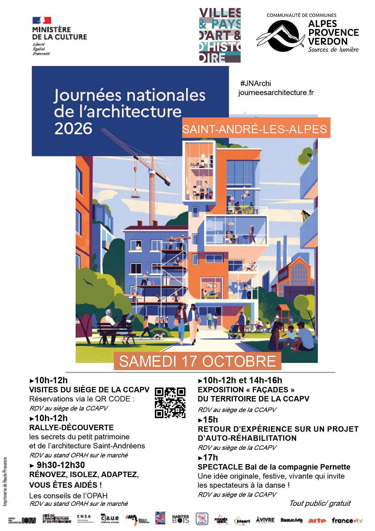 SAMEDI 17 OCTOBRE / JOURNEES NATIONALES DE L’ARCHITECTURE / SAINT-ANDRE-LES-ALPES